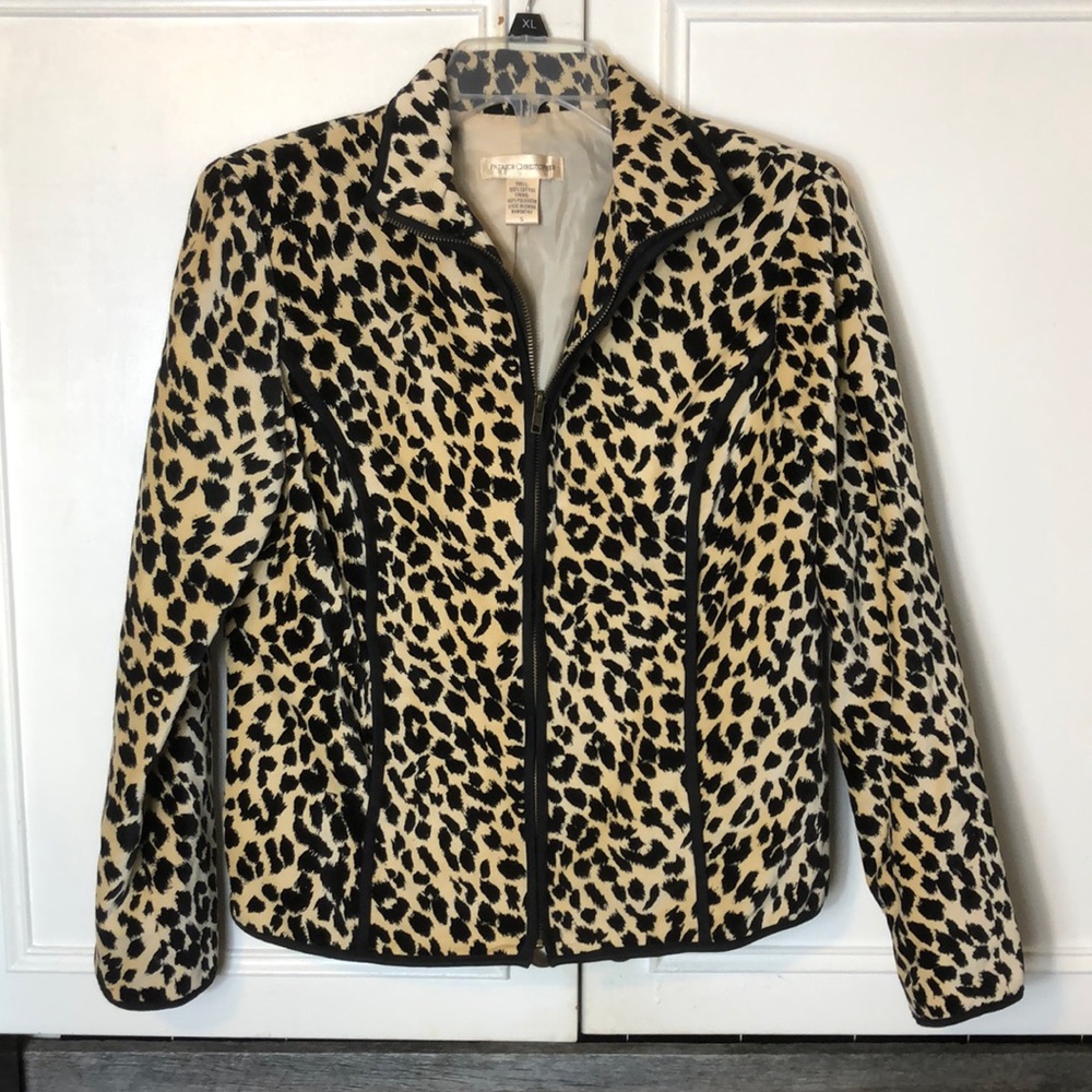 Patrick Christopher leopard print jacket women’s size S